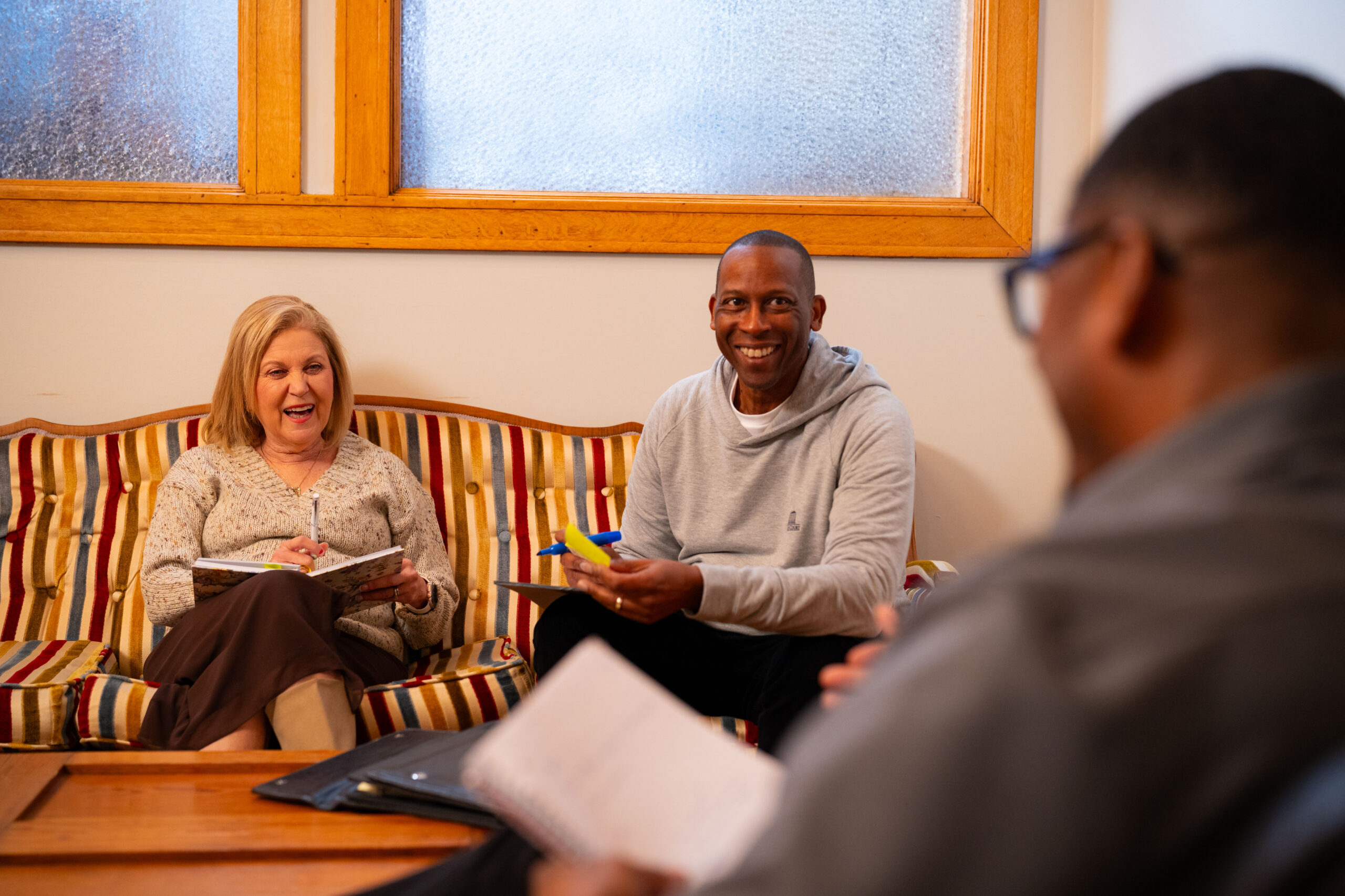 Insurance regulators collaborating in an office setting
